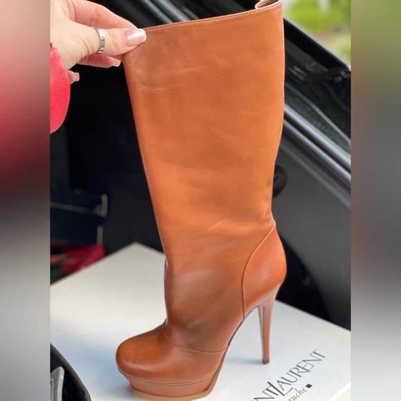 Yves Saint Laurent Shoes - YSL Boots LEATHER